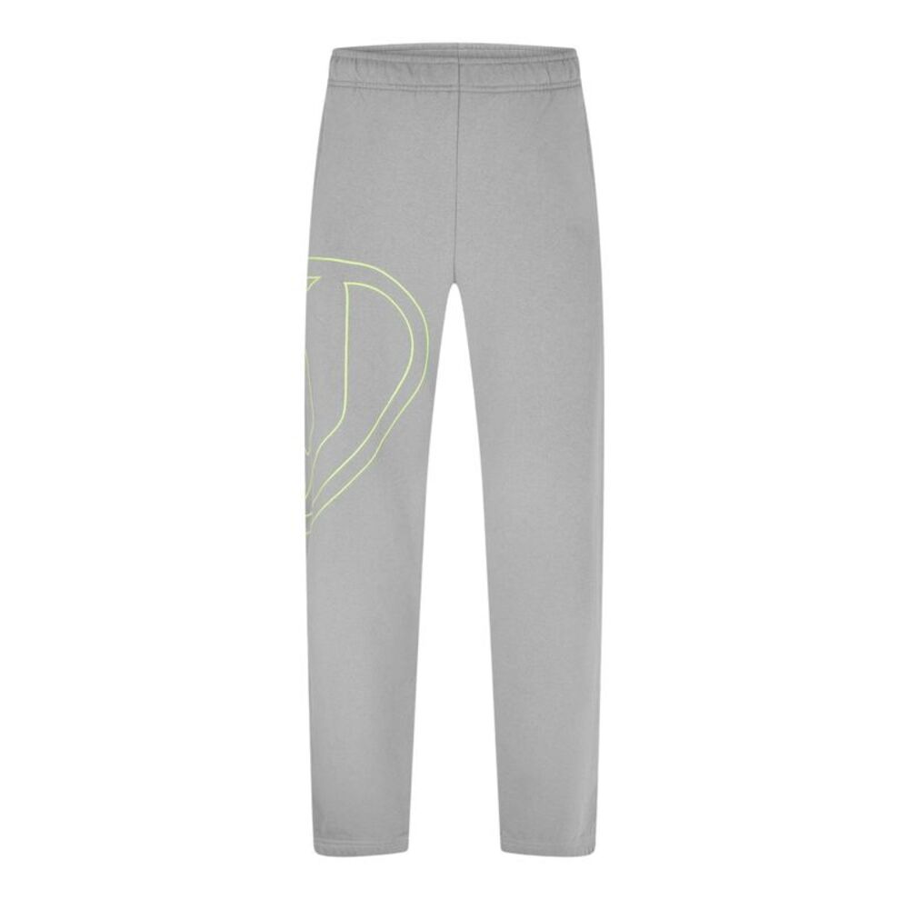 Diesel Unisex Adult Oval Logo Straight Leg Joggers / Frost Gray